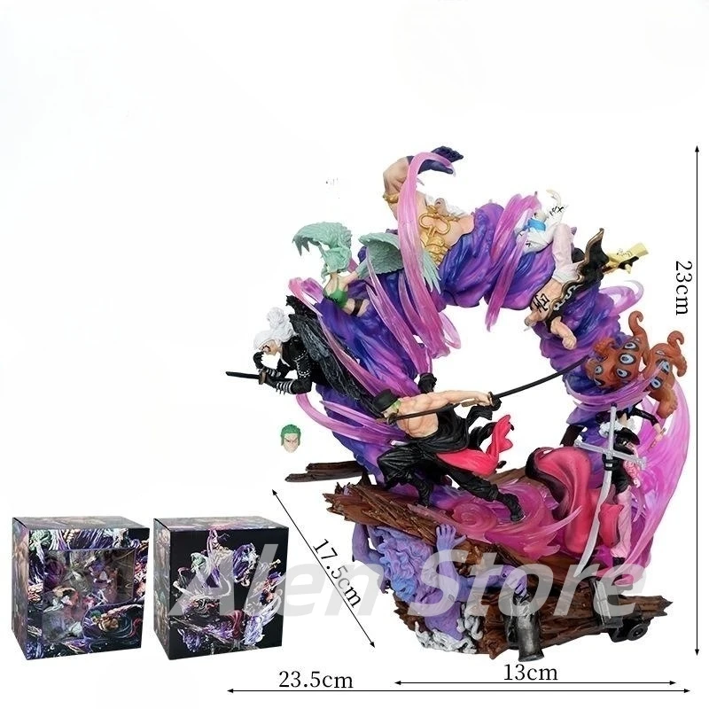 23CM Anime Figures Roronoa Zoro Figures Ls Throne Ghost Island Zoro GK PVC Statue Figurine Collectible Model Toys Gift 
23CM Anime Figures Roronoa Zoro Figures Ls Throne Ghost Island Zoro GK PVC Statue Figurine Collectible Model Toys Gift