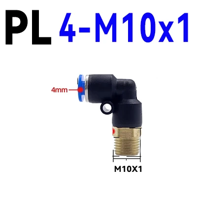 Пневматический быстроразъемный соединитель PL Метрическая резьба M6 M8 M10 M12
Пневматический быстроразъемный соединитель PL Метрическая резьба M6 M8 M10 M12