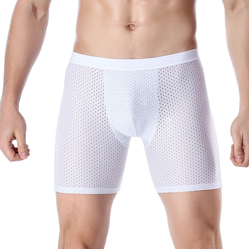 Hot Sexy Boxershorts Men Ice Silk Mesh Breathable Shorts U Convex Pouch Underwear Boxer Briefs Trunks Youth Intimate Lingerie
Hot Sexy Boxershorts Men Ice Silk Mesh Breathable Shorts U Convex Pouch Underwear Boxer Briefs Trunks Youth Intimate Lingerie