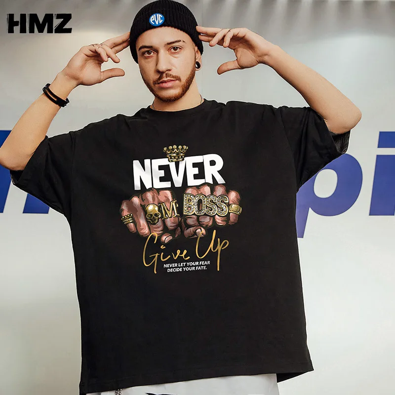 HMZ Cotton T Shirt Men High Street T-shirt Hip Hop T-shirt Men Couple Summer Tshirt 2022 Casual Loose Tshirt Streetwear Males
HMZ Cotton T Shirt Men High Street T-shirt Hip Hop T-shirt Men Couple Summer Tshirt 2022 Casual Loose Tshirt Streetwear Males