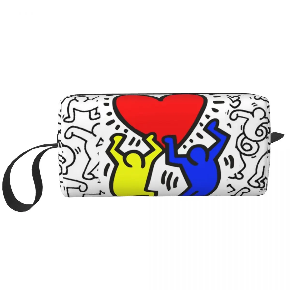 Дорожная сумка для туалетных принадлежностей Haring Keiths с абстрактными геометрическими рисунками для женщин, косметический Органайзер в стиле поп-арт для хранения косметики
Дорожная сумка для туалетных принадлежностей Haring Keiths с абстрактными геометрическими рисунками для женщин, косметический Органайзер в стиле поп-арт для хранения косметики
