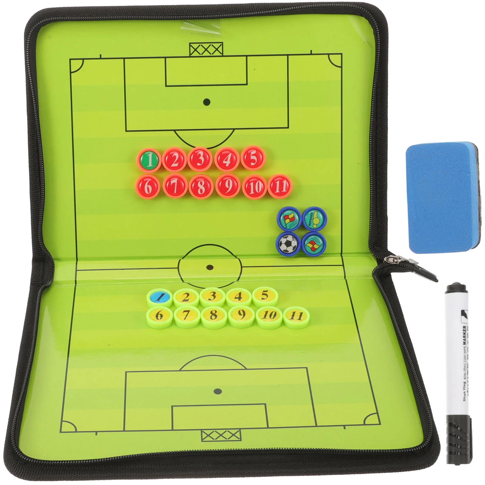 Soccer Coaching Board Indoor Football Match Zipper Writing Competition Accessory
Soccer Coaching Board Indoor Football Match Zipper Writing Competition Accessory