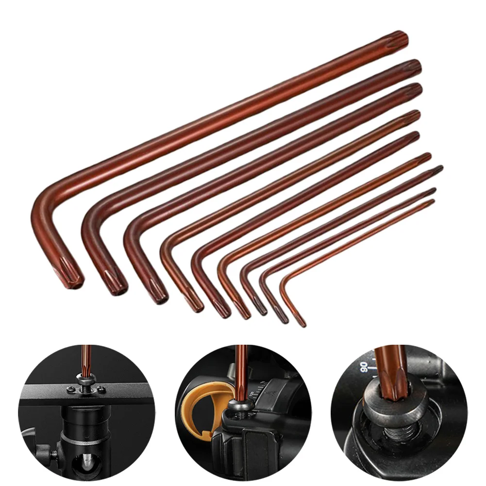 T10 T15 T20 T25 T27 T30 T40 T45 T50 Double-End 2-Way Torx Head Tamper Proof Security Bolt Hole Screwdriver Screw Driver Key
T10 T15 T20 T25 T27 T30 T40 T45 T50 Double-End 2-Way Torx Head Tamper Proof Security Bolt Hole Screwdriver Screw Driver Key