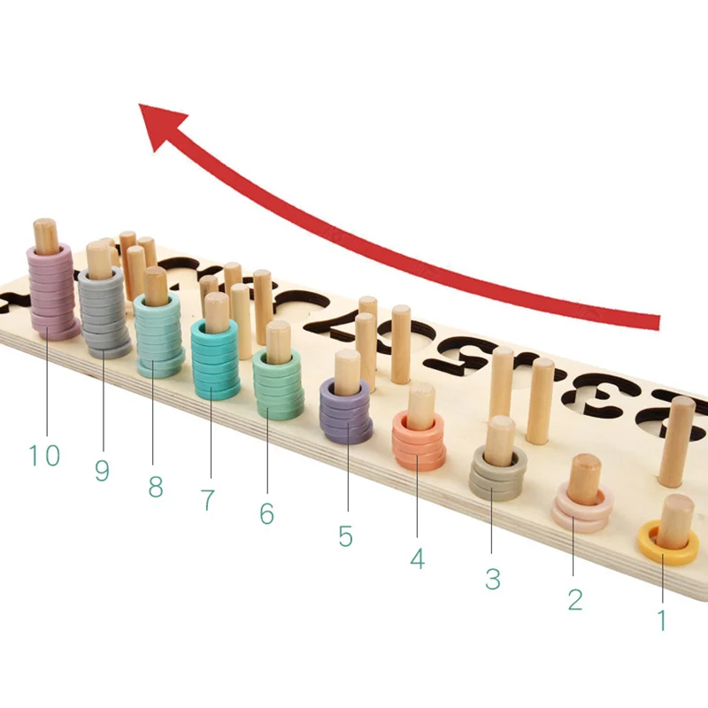Wooden 3-in-1 Digital Shape Logarithm Board Wooden Puzzle Early Education for Kids YH-17
Wooden 3-in-1 Digital Shape Logarithm Board Wooden Puzzle Early Education for Kids YH-17