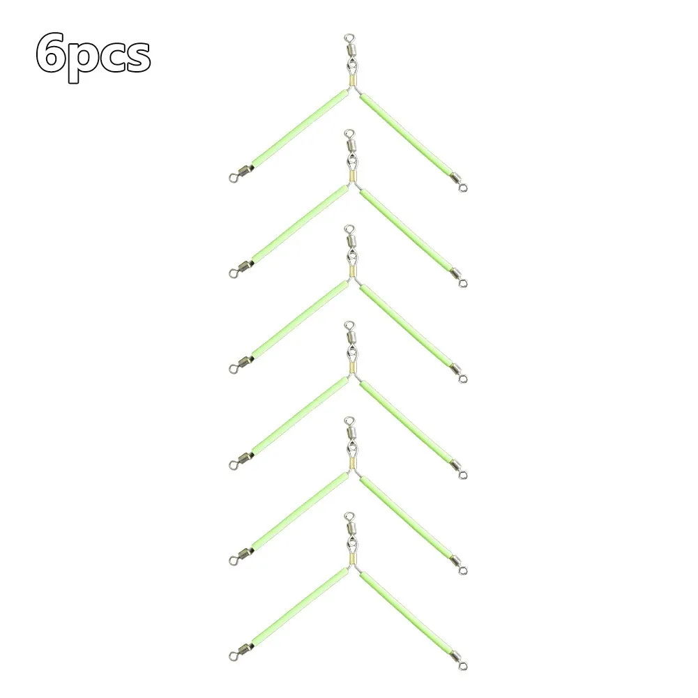 6Pcs Green Anti Tangle Booms Luminous Stainless Steel Booms With Swivel Hook Lure Connector Outdoor Tools Parts Accessories
6Pcs Green Anti Tangle Booms Luminous Stainless Steel Booms With Swivel Hook Lure Connector Outdoor Tools Parts Accessories