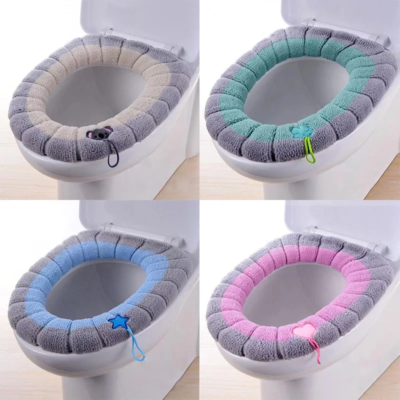 Winter Warm Toilet Seat Cover Mat Bathroom Toilet Pad Cushion with Handle Thicker Soft Washable Closestool Warmer Accessories
Winter Warm Toilet Seat Cover Mat Bathroom Toilet Pad Cushion with Handle Thicker Soft Washable Closestool Warmer Accessories