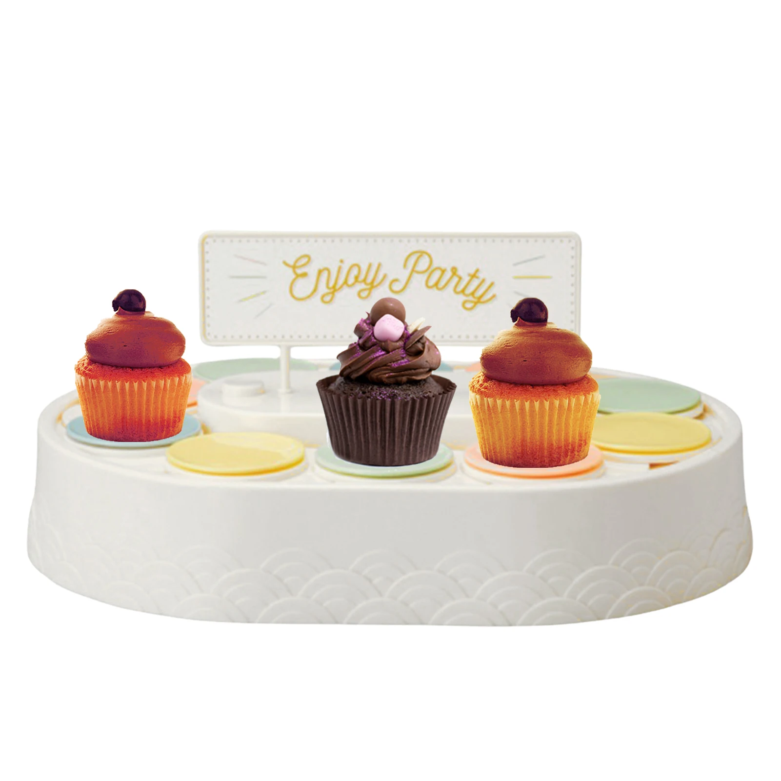 Rotating Dessert Display Stand Convenient Automatic Rotating Dessert Table Dessert Display Stand Food Grade & Durable ABS
Rotating Dessert Display Stand Convenient Automatic Rotating Dessert Table Dessert Display Stand Food Grade & Durable ABS