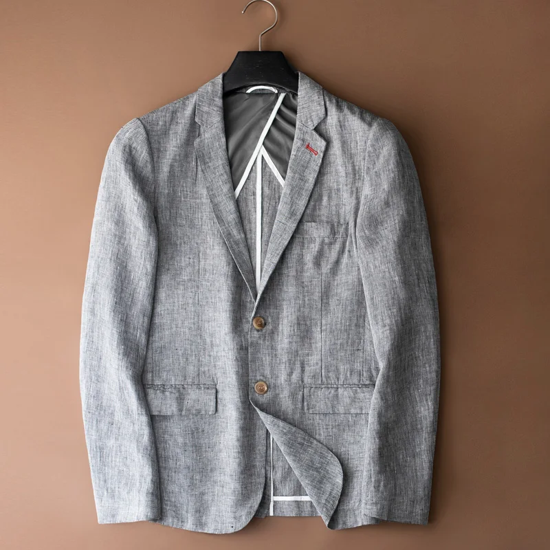 New Arrival High Quality 100% Linen Suit Men's Autumn Slim Fit Youth Fashion Casual Coat Embroidered Size M L XL 2XL 3XL 4XL 5XL
New Arrival High Quality 100% Linen Suit Men's Autumn Slim Fit Youth Fashion Casual Coat Embroidered Size M L XL 2XL 3XL 4XL 5XL