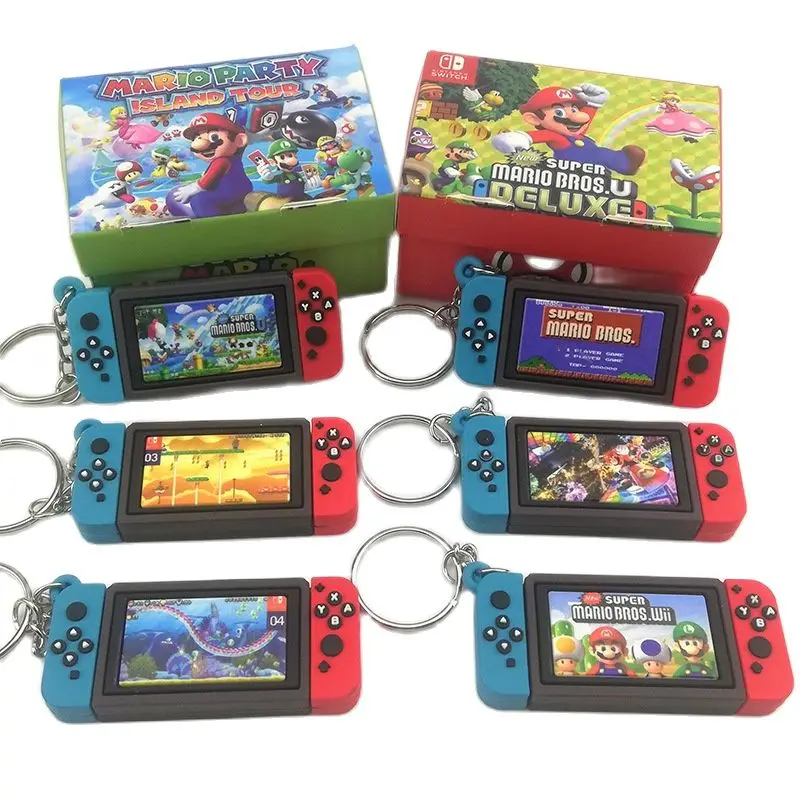 Super Mario Bros Keychain Switch Charm Game Handle Chain Claw Machine Mario Key Chains Ring Action Toys Figure Collection Model
Super Mario Bros Keychain Switch Charm Game Handle Chain Claw Machine Mario Key Chains Ring Action Toys Figure Collection Model