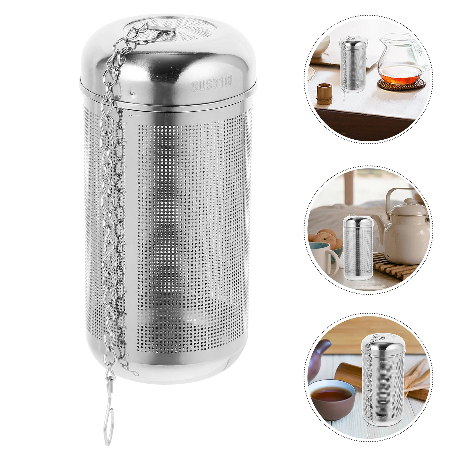 Household Tea Leaf Strainer Tea Infuser Home Stainless Steel Filter for Tea Making
Household Tea Leaf Strainer Tea Infuser Home Stainless Steel Filter for Tea Making