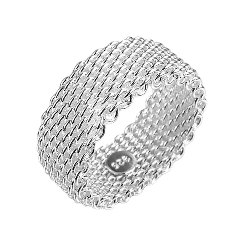 925 Sterling Silver Jewelry Size 6 7 8 9 10, Women's Men's Comfort Fit Mesh Ring Trending Party Birthday Gift
925 Sterling Silver Jewelry Size 6 7 8 9 10, Women's Men's Comfort Fit Mesh Ring Trending Party Birthday Gift