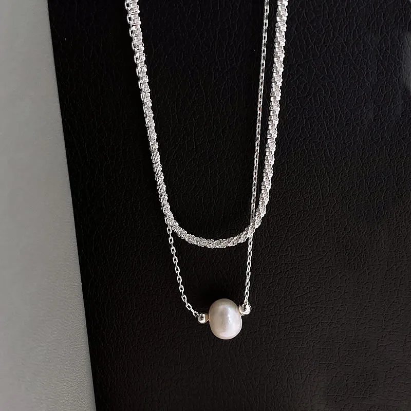 Monlansher Double layered freshwater pearl women's necklace, collarbone choke ring pendant necklace, women's Bohemian jewelry
Monlansher Double layered freshwater pearl women's necklace, collarbone choke ring pendant necklace, women's Bohemian jewelry