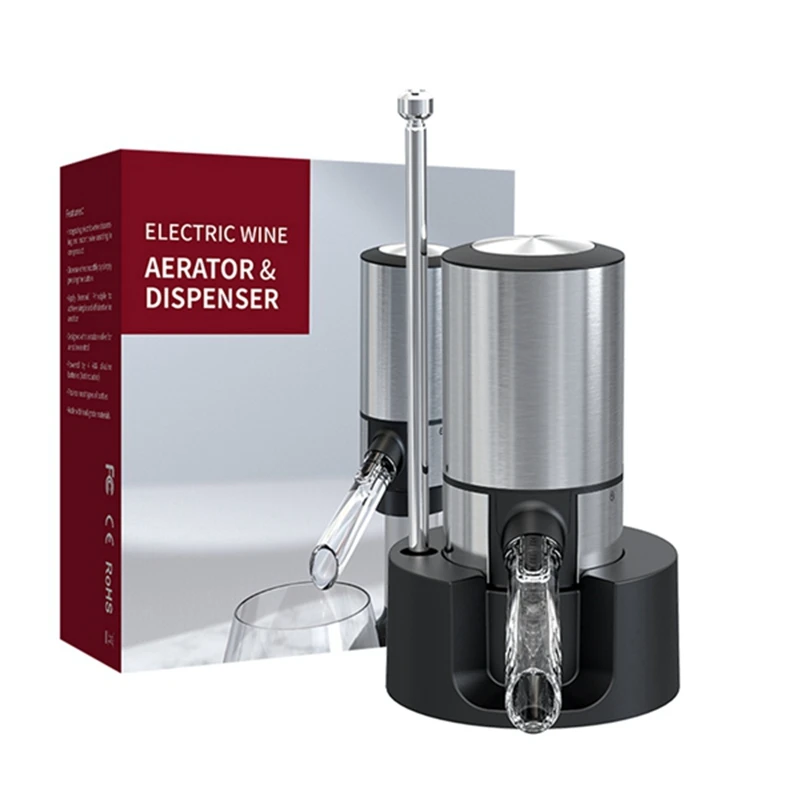 Electric Wine Aerator Dispenser Bar Accessories Quick Automatic Aerating Decanter Pourer For Party Kitchen Tools
Electric Wine Aerator Dispenser Bar Accessories Quick Automatic Aerating Decanter Pourer For Party Kitchen Tools