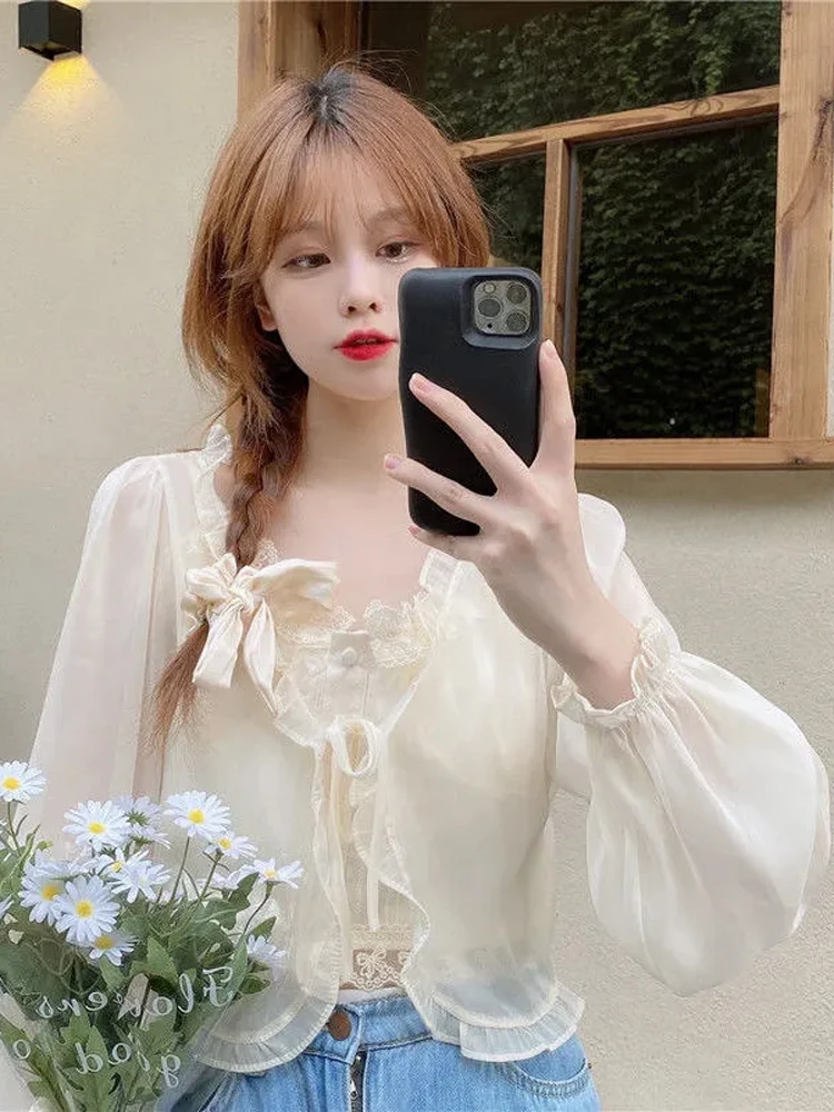 M GIRLS Women Thin Coat Casual Lace Bow Summer Sun Protection Clothes Female Cardigan Shirt Clothing Tops Blouse Woman Covers
M GIRLS Women Thin Coat Casual Lace Bow Summer Sun Protection Clothes Female Cardigan Shirt Clothing Tops Blouse Woman Covers