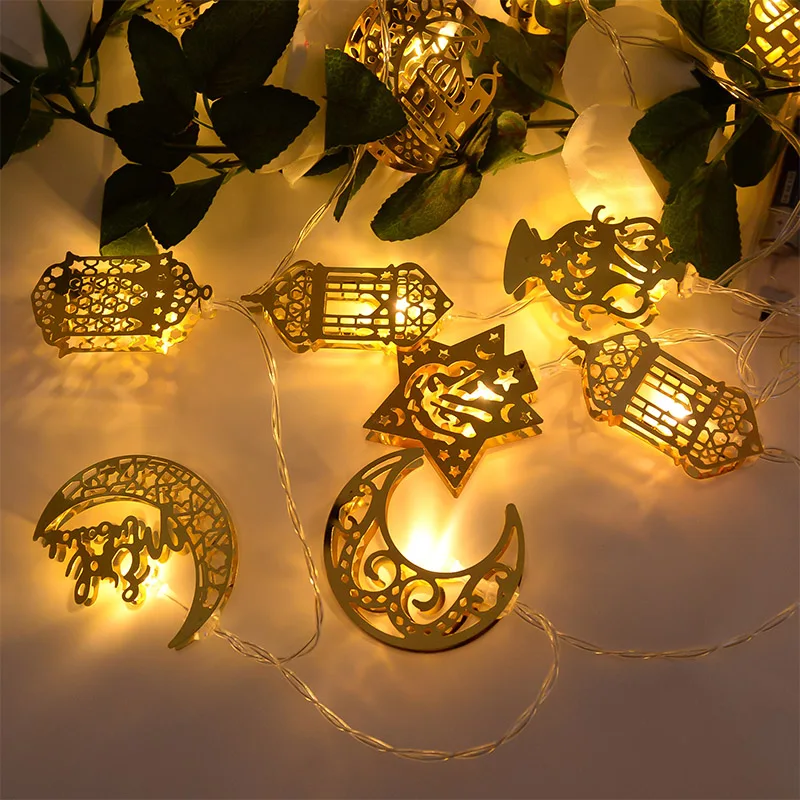 Ramadan Lights Decoration Eid Mubarak Moon Star LED String Lights for Home Islam Muslim Event Party Supplies Eid Al-Fitr Decor
Ramadan Lights Decoration Eid Mubarak Moon Star LED String Lights for Home Islam Muslim Event Party Supplies Eid Al-Fitr Decor