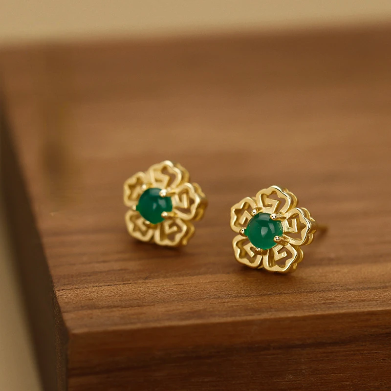 Retro Female Green TrendyStud Earrings Classic Vintage Cute Handmade Earrings For Grace Women Girl
Retro Female Green TrendyStud Earrings Classic Vintage Cute Handmade Earrings For Grace Women Girl