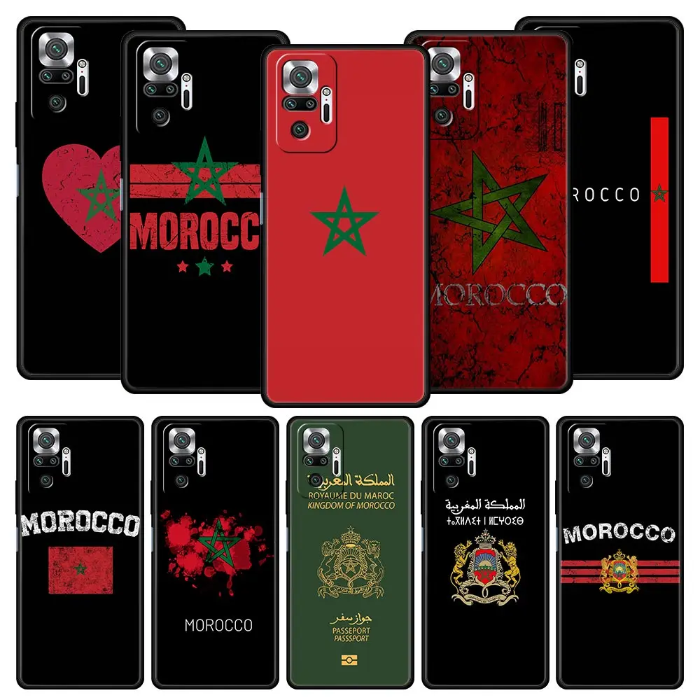 Morocco Flag Passport Phone Case For Xiaomi Redmi Note 12 11 10 9 9T 8 7 9s Pro Plus K50 K40 Gaming 10C 9C 9A Cover Black Coque
Morocco Flag Passport Phone Case For Xiaomi Redmi Note 12 11 10 9 9T 8 7 9s Pro Plus K50 K40 Gaming 10C 9C 9A Cover Black Coque