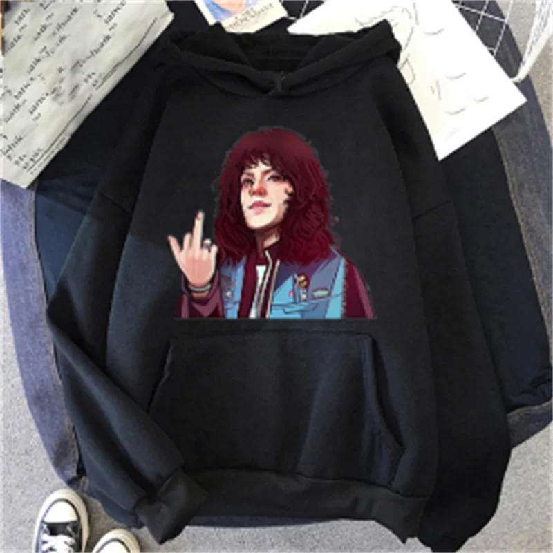 2022 Eddie Munson Funny Moment Hoodie Spring/Autumn Men/women Sweatshirt Vintage Aesthetic Clothes Harajuku Sudaderas
2022 Eddie Munson Funny Moment Hoodie Spring/Autumn Men/women Sweatshirt Vintage Aesthetic Clothes Harajuku Sudaderas