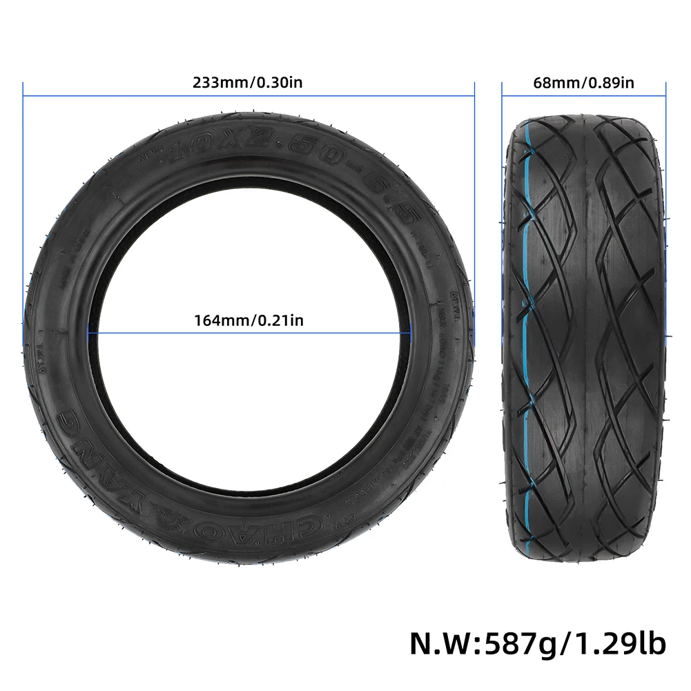 Electric Scooter Tubeless Tyre 10 Inch 10x2.50-6.5/60/70-6.5 Hot Sale For Ninebot Max G30 Scooter Tyre Replacemnt Accessories
Electric Scooter Tubeless Tyre 10 Inch 10x2.50-6.5/60/70-6.5 Hot Sale For Ninebot Max G30 Scooter Tyre Replacemnt Accessories