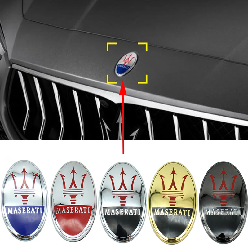 Metal Car Front Emblem Badge Sticker For Maserati Granturismo Ghibli Quattroporte Levante Gransport Granlusso GTS Gransport GT
Metal Car Front Emblem Badge Sticker For Maserati Granturismo Ghibli Quattroporte Levante Gransport Granlusso GTS Gransport GT