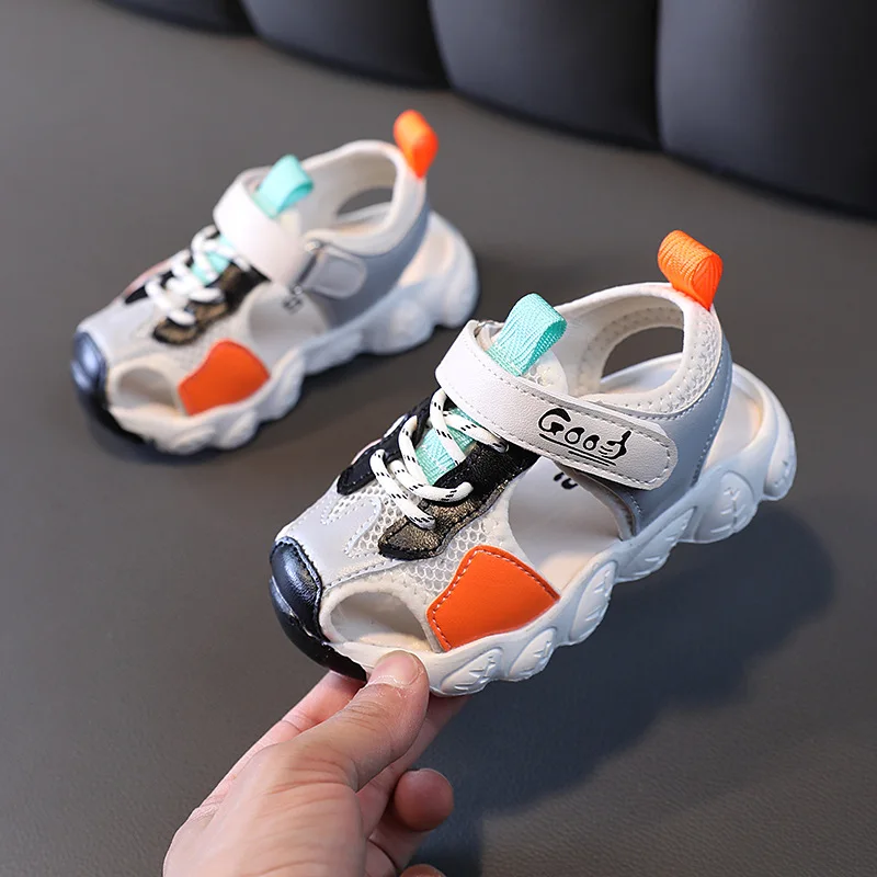Summer Boys Sports Sandals Hollow Toddler Sandals Unisex Comfortable Breathable Soft Non-slip Casual Kids Beach Toddler Shoes
Summer Boys Sports Sandals Hollow Toddler Sandals Unisex Comfortable Breathable Soft Non-slip Casual Kids Beach Toddler Shoes