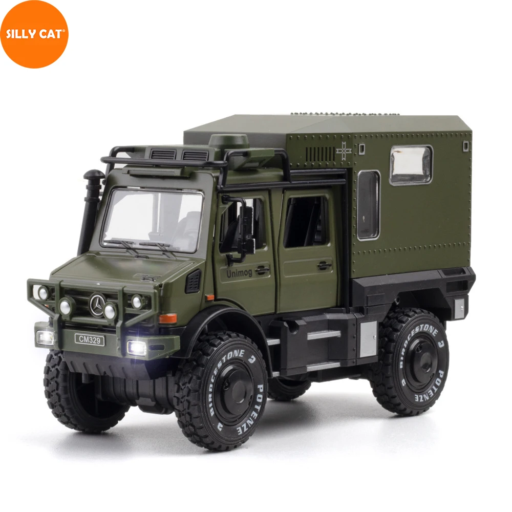 Металлическая Модель автомобиля 1:32 для Mercedes Benz UNIMOG, военный RV, модель автомобиля из сплава, Детская Игрушечная машина для мальчиков, украшен...
Металлическая Модель автомобиля 1:32 для Mercedes Benz UNIMOG, военный RV, модель автомобиля из сплава, Детская Игрушечная машина для мальчиков, украшен...