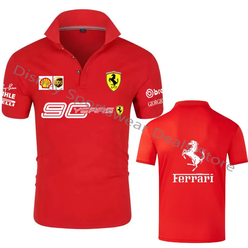 2022 Formula 1 Ferrari Team Leclerc Car Fan Men Summer Casual High Quality Polo Shirt Short Sleeve Turn Down Collar Slim Fit
2022 Formula 1 Ferrari Team Leclerc Car Fan Men Summer Casual High Quality Polo Shirt Short Sleeve Turn Down Collar Slim Fit