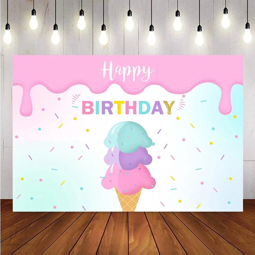 Photography backdrop ice cream newborn kids happy birthday theme background for photo shoot girl dessert Table banner supplies
Photography backdrop ice cream newborn kids happy birthday theme background for photo shoot girl dessert Table banner supplies