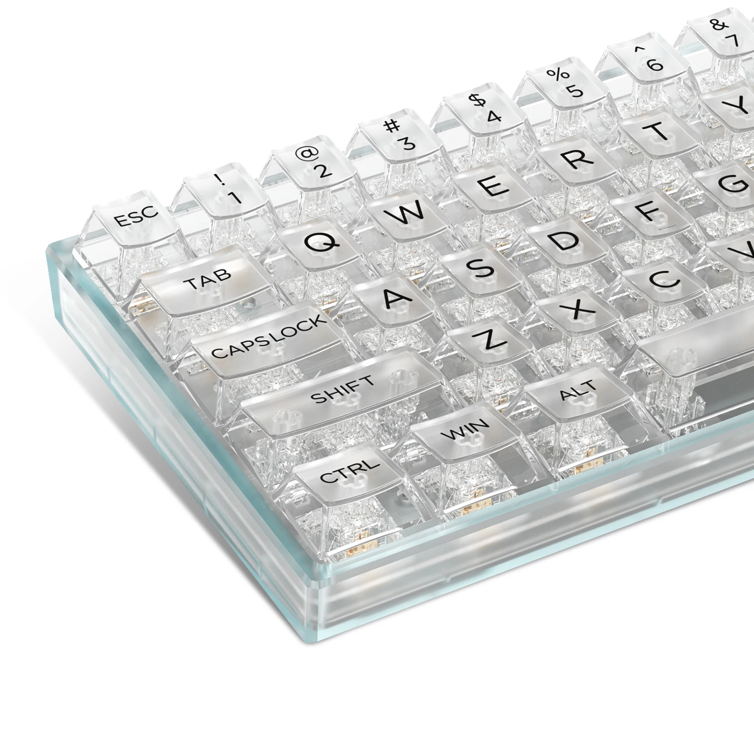 140 Key White Transparent Keycaps Cherry Profile Ice Crystal Keycap RGB Backlit for Cherry Gateron MX Mechanical Gamer Keyboard
140 Key White Transparent Keycaps Cherry Profile Ice Crystal Keycap RGB Backlit for Cherry Gateron MX Mechanical Gamer Keyboard