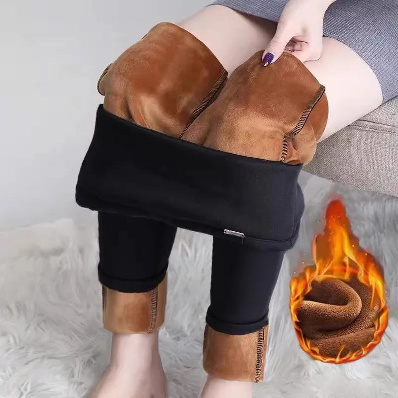 Winter Thick Leggings Women Velvet Warm Stretch Pencil Pants High Waist Skinny Black Solid Fitness Trousers Y2K Clothes P9176
Winter Thick Leggings Women Velvet Warm Stretch Pencil Pants High Waist Skinny Black Solid Fitness Trousers Y2K Clothes P9176