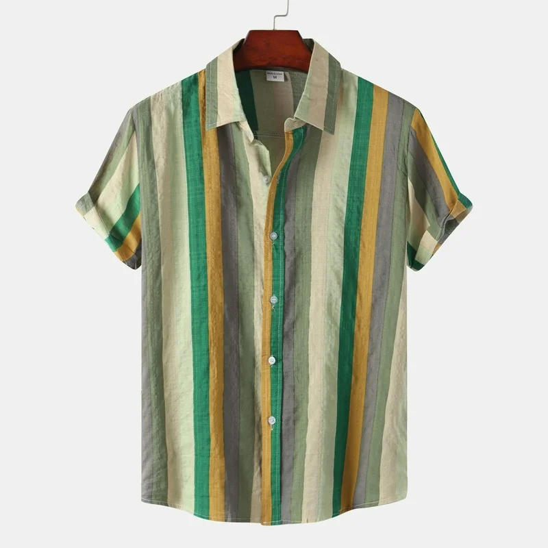 Men Clothing 2022 Summer New Men's Slim Lapel Printed Short-sleeved Shirt Plus Size Camisas Para Hombre
Men Clothing 2022 Summer New Men's Slim Lapel Printed Short-sleeved Shirt Plus Size Camisas Para Hombre