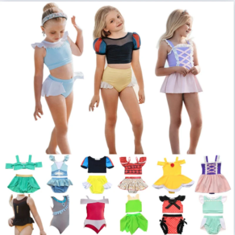 New Princess Swimsuit Baby Kids Beach Wear 2pc Set Aisha Anna two-piece Snow White Sleeping Beauty Bathing suit Copslay Holidays
New Princess Swimsuit Baby Kids Beach Wear 2pc Set Aisha Anna two-piece Snow White Sleeping Beauty Bathing suit Copslay Holidays