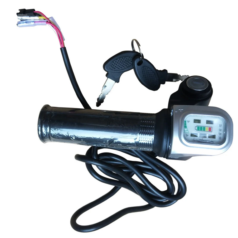 36V48V Electric Bicycle Twisting Throttle Grip With Voltage Display Universal Throttle Grip For E-Scooter Tricycle Accessories
36V48V Electric Bicycle Twisting Throttle Grip With Voltage Display Universal Throttle Grip For E-Scooter Tricycle Accessories