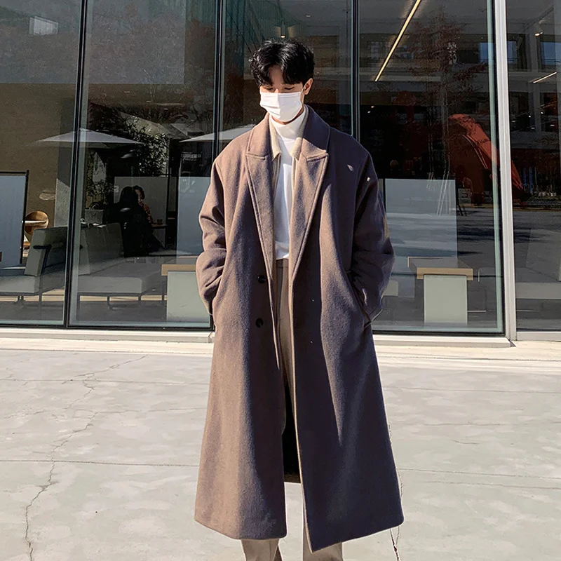 Winter Thickened Woolen Coat Men Warm Fashion Casual Oversized Long Woolen Coat Men Korean Loose Trench Coat Mens Overcoat M-2XL
Winter Thickened Woolen Coat Men Warm Fashion Casual Oversized Long Woolen Coat Men Korean Loose Trench Coat Mens Overcoat M-2XL