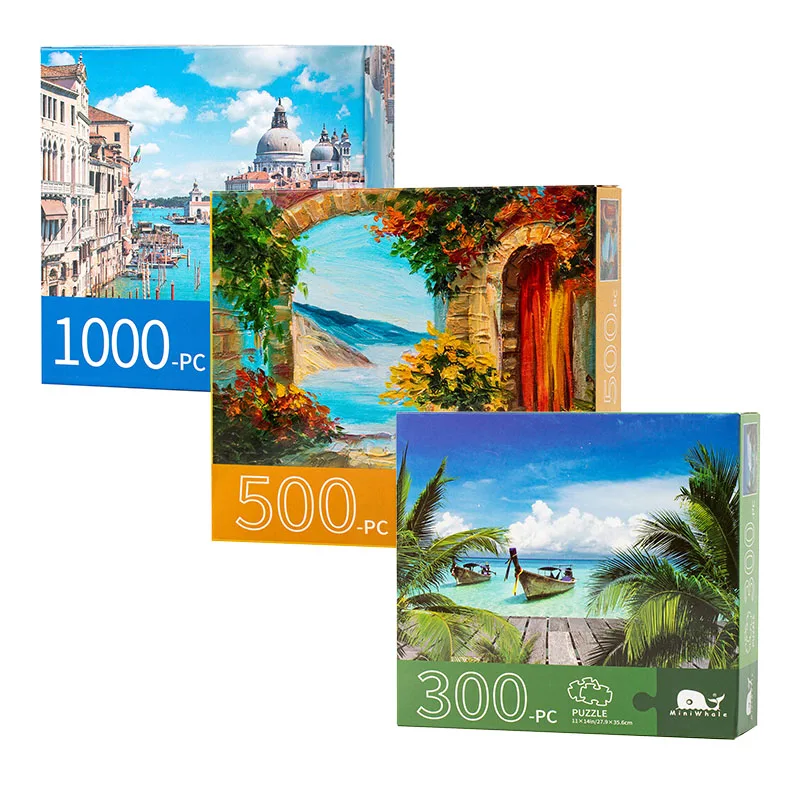 300/500/1000pcs Puzzles for Adults Children Jigsaw Puzzle Decompression Assembling Picture Landscape Puzzles Toys Children Gift
300/500/1000pcs Puzzles for Adults Children Jigsaw Puzzle Decompression Assembling Picture Landscape Puzzles Toys Children Gift