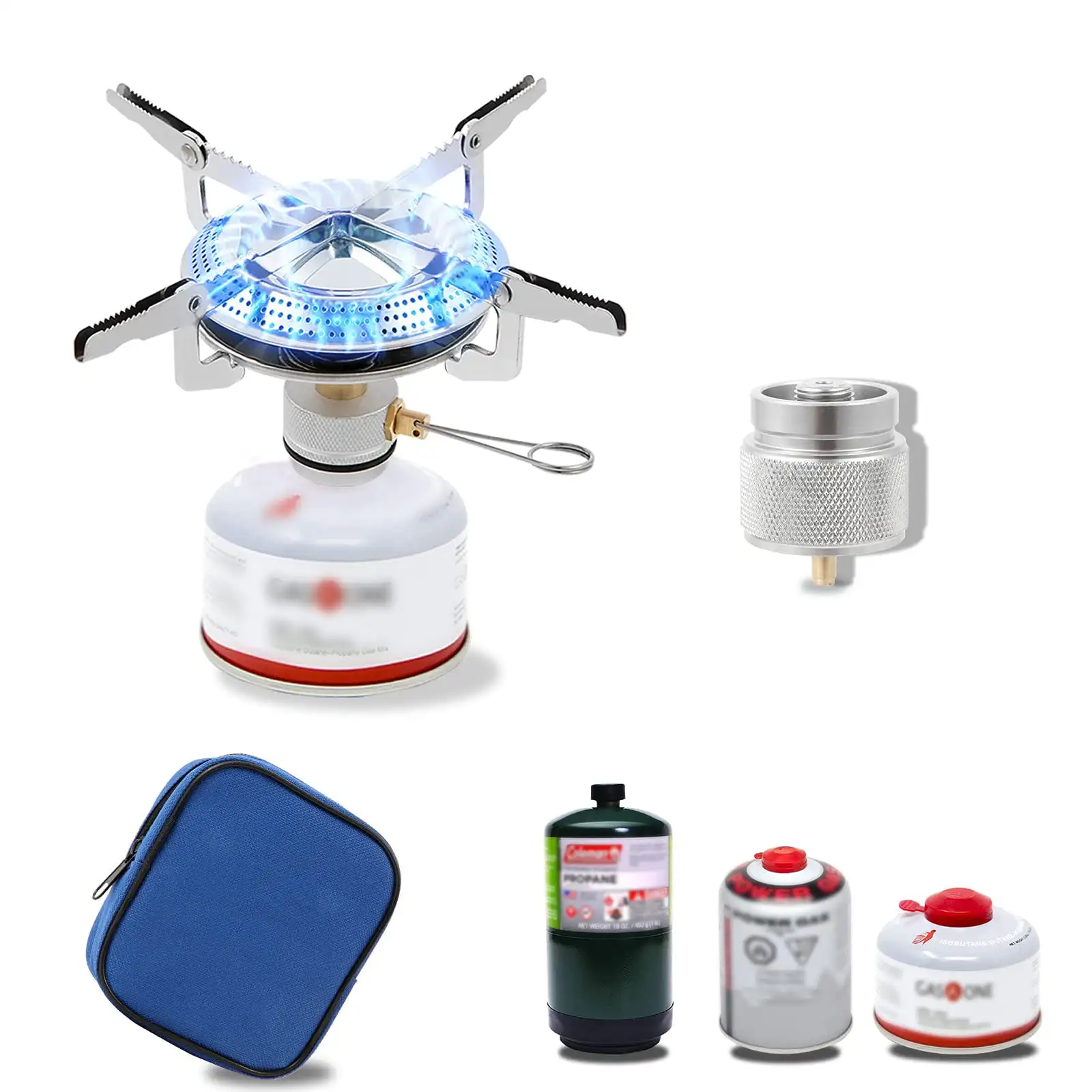 Backpacking Stove Portable Camping Stove Burner, Caudblor Small Backpack Stoves with Butane Adapter, Lightweight Hiking Stove wi
Backpacking Stove Portable Camping Stove Burner, Caudblor Small Backpack Stoves with Butane Adapter, Lightweight Hiking Stove wi