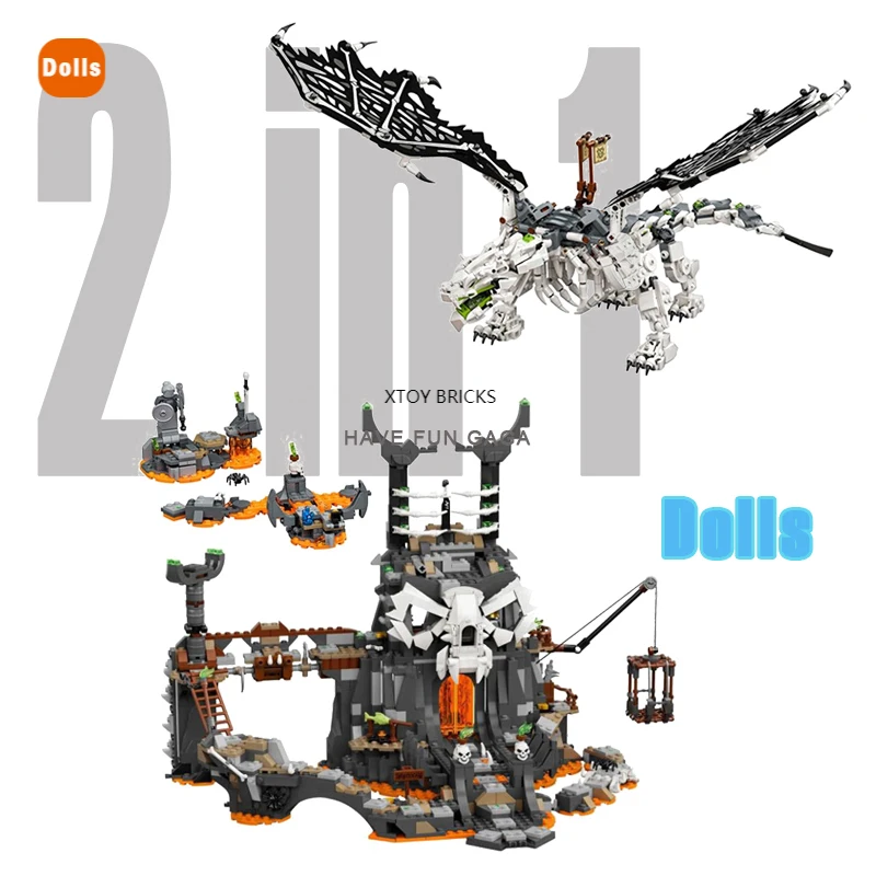 Детский конструктор череп, волшебник, подземник и дракон с фигурками, совместим с 71721, 71722, игрушки для детей
Детский конструктор череп, волшебник, подземник и дракон с фигурками, совместим с 71721, 71722, игрушки для детей