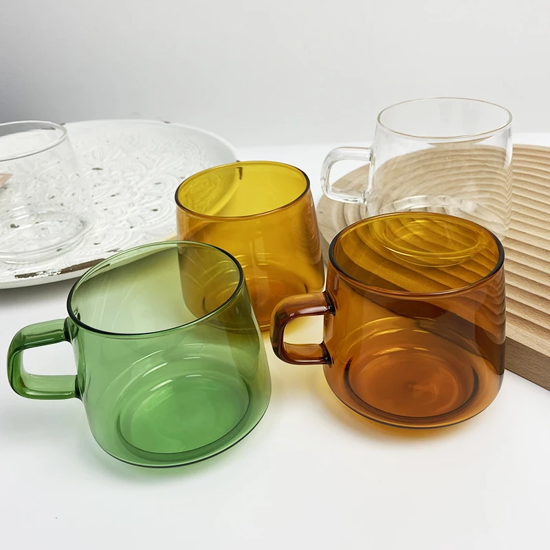 Colorful Coffee Mug High Borosilicate Glass Coffee Cup Tumbler Caneca Tazas Tea Juice Milk Water Mug Heat Resistant
Colorful Coffee Mug High Borosilicate Glass Coffee Cup Tumbler Caneca Tazas Tea Juice Milk Water Mug Heat Resistant