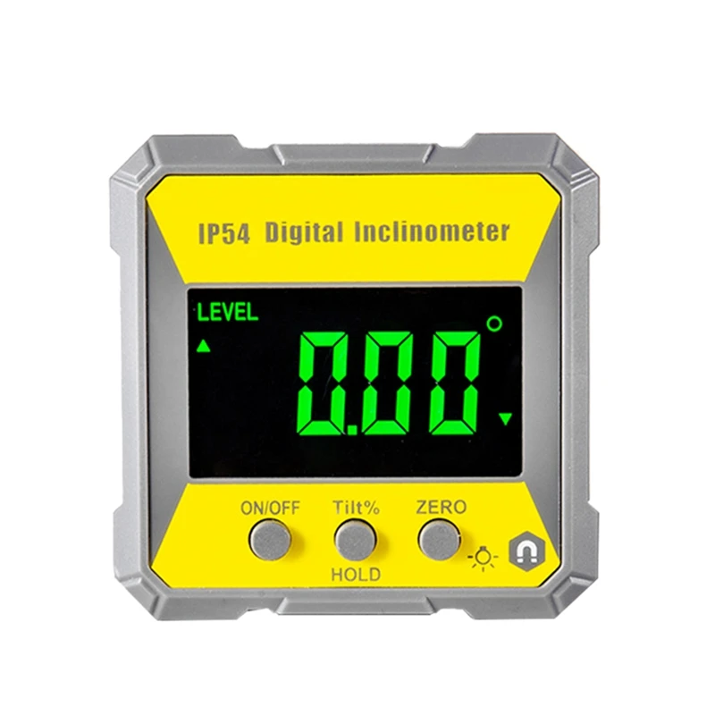

Цифровой Инклинометр IP54 4X90, угломер с подсветкой, магнитный электронный Гониометр