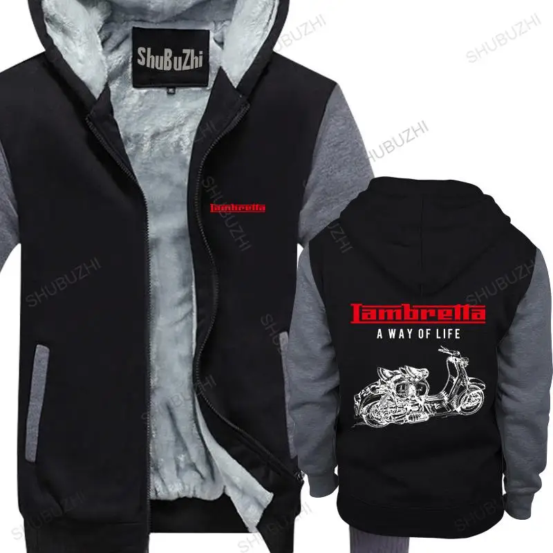 Man black zipper thick hoodies Uomo Lambretta Innocenti 50 125 150 Vintage Italy Style Scooter Vespa unisex Outwear men hoody
Man black zipper thick hoodies Uomo Lambretta Innocenti 50 125 150 Vintage Italy Style Scooter Vespa unisex Outwear men hoody