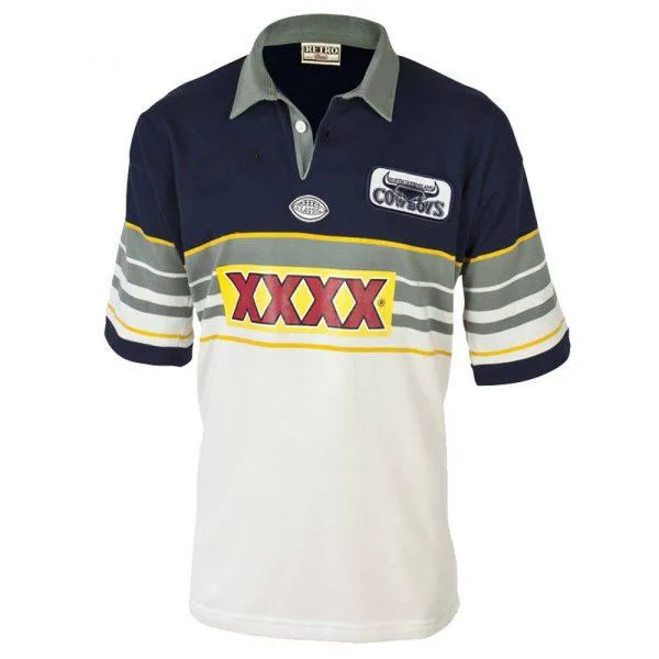 1995 Северная QUEENSLAND COWBOYS Ретро Регби Джерси 1995 Северная Queensland Cowboys регби тренировочные шорты Джерси размер S--5XL
1995 Северная QUEENSLAND COWBOYS Ретро Регби Джерси 1995 Северная Queensland Cowboys регби тренировочные шорты Джерси размер S--5XL