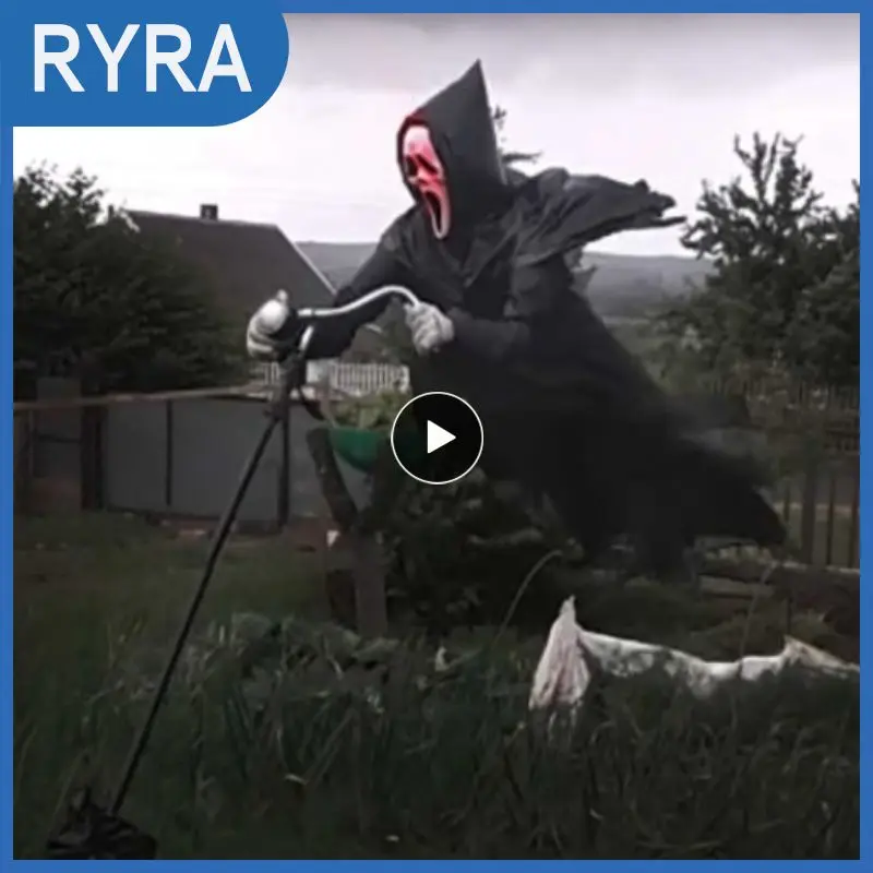 New Creative Garden Ghostface Scream Scary Scarecrow Yard Hanging Scary Ghostface Scarecrow Halloween Outdoor Decoration
New Creative Garden Ghostface Scream Scary Scarecrow Yard Hanging Scary Ghostface Scarecrow Halloween Outdoor Decoration