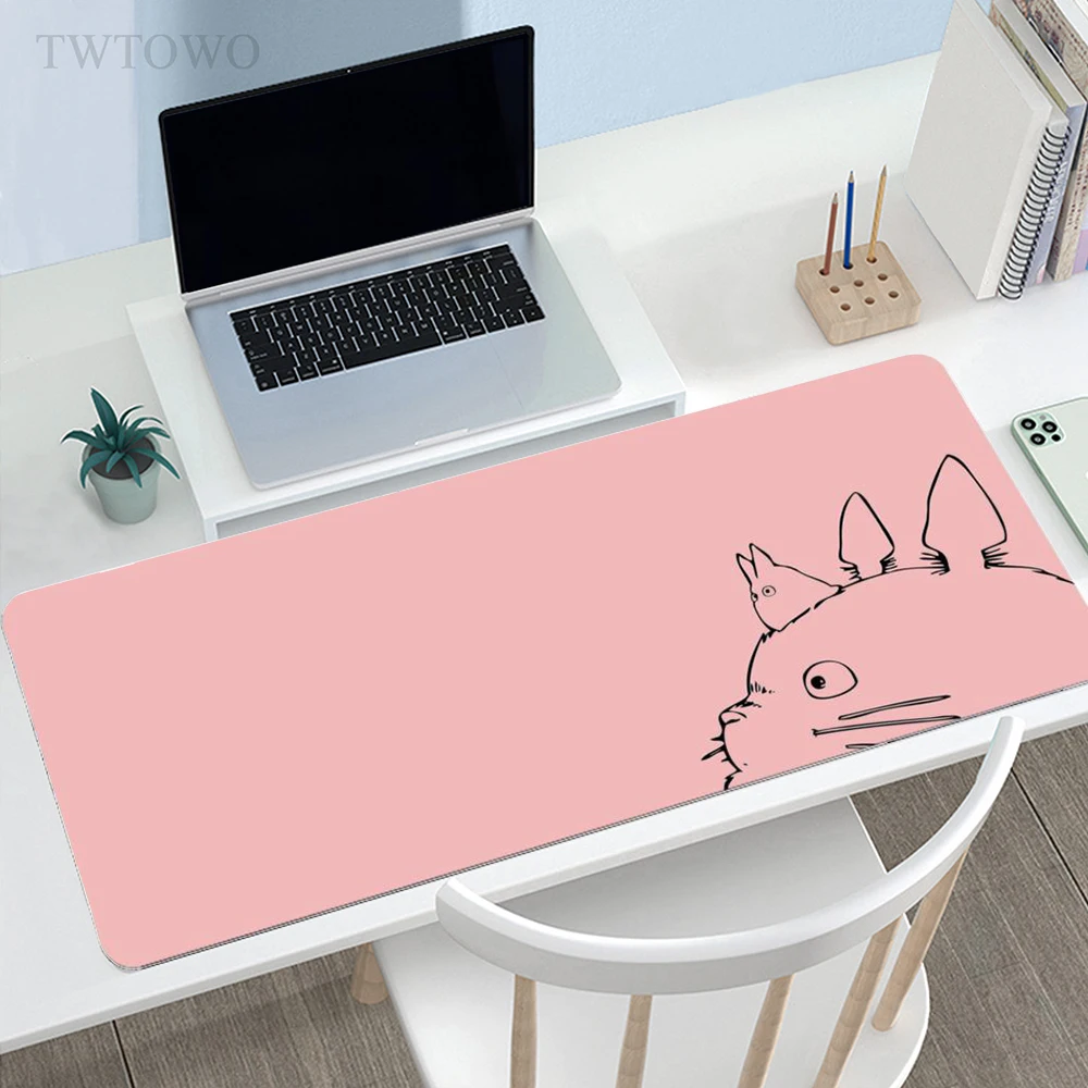 

Totoro Anime Mouse Pad Gamer Computer HD Gaming MousePads keyboard pad Desk Mats Soft Natural Rubber Gamer Anti-slip Mice Pad