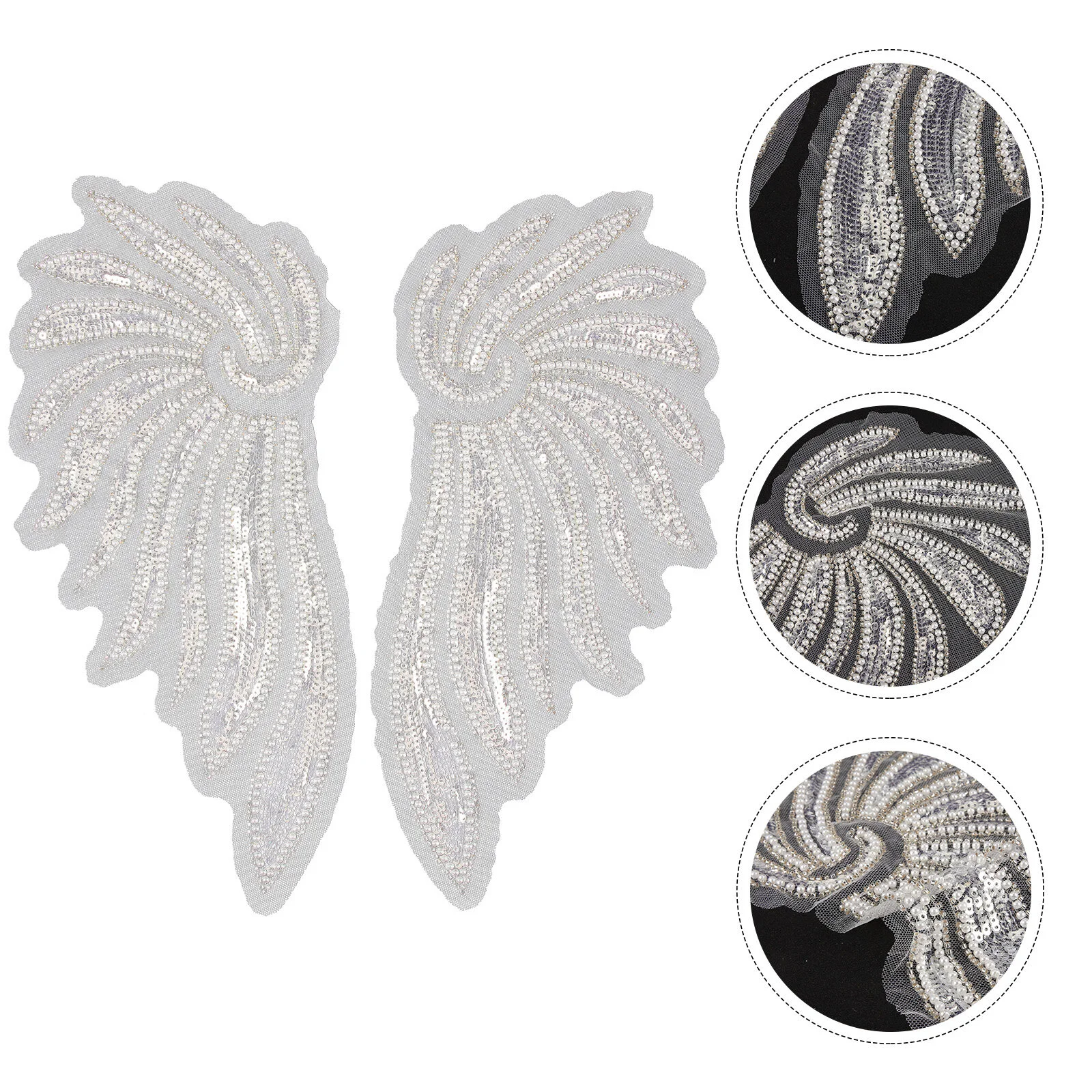 

Sequin Embroidery Sew Patches Jeans Clothing Trendy Appliques Wings Clothes Pants Trouser