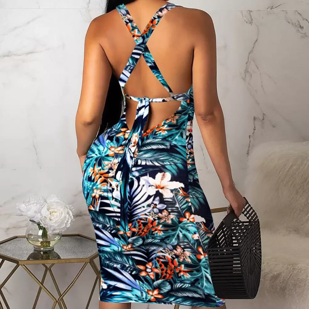 Womens Ladies Sleeveless Summer Boho Printed Beach Casual Loose Sundress Tight Sexy Sling Hawaiian Dress
Womens Ladies Sleeveless Summer Boho Printed Beach Casual Loose Sundress Tight Sexy Sling Hawaiian Dress