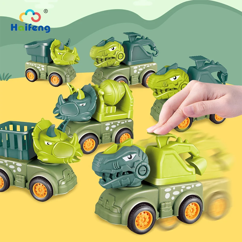 Press Dinosaur Car Toys For Boys Dinosaurs Design Engineering Vehicle Toy Montessori Baby Toy Cars for 1 Year Old Toddler Gift
Press Dinosaur Car Toys For Boys Dinosaurs Design Engineering Vehicle Toy Montessori Baby Toy Cars for 1 Year Old Toddler Gift