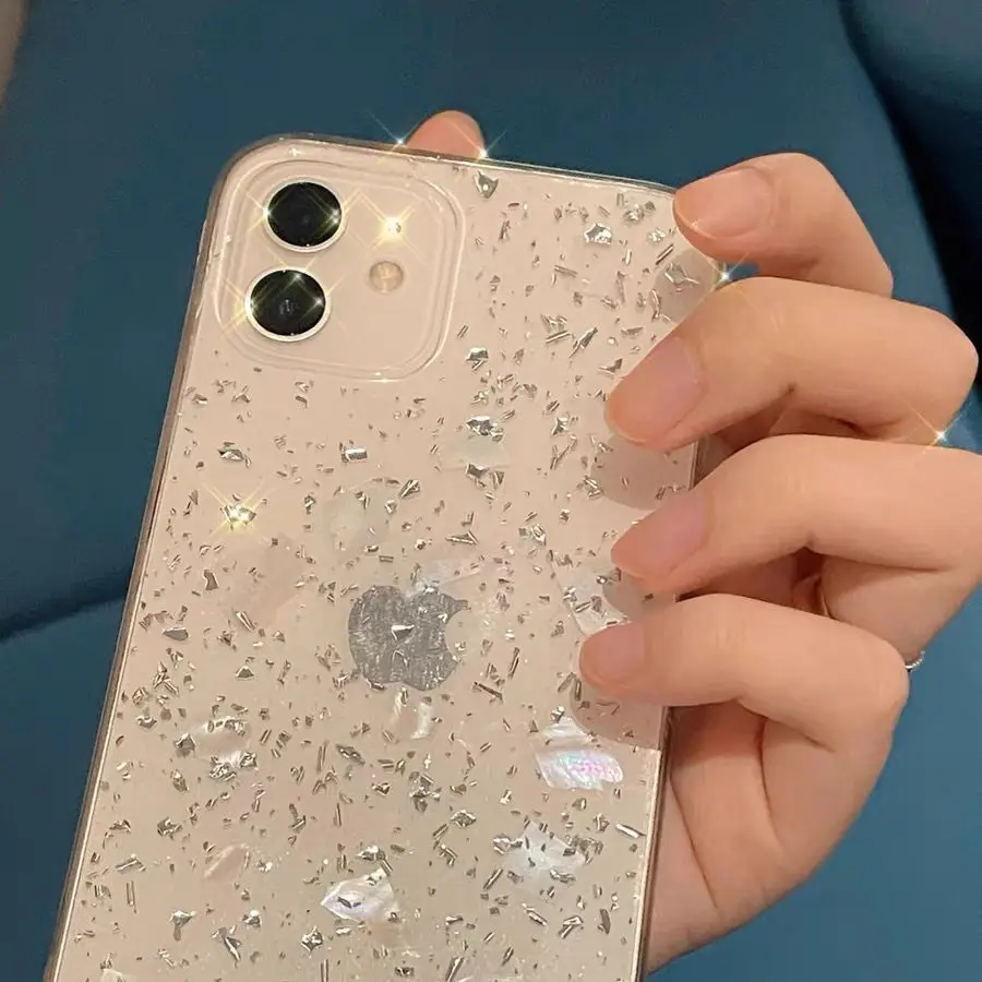 INS Silver Foil Drop Resistant TPU Case For iPhone 13 12 11Pro Max X XR XS Max 7 8 Plus
INS Silver Foil Drop Resistant TPU Case For iPhone 13 12 11Pro Max X XR XS Max 7 8 Plus