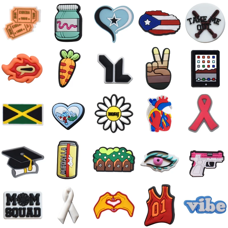 Wholesale Bulk Men Para Pins Girl Kids Packs Women Charm Gifts Boy Shoes Accessories Decorations for Croc Set Jeans Shoe Charms
Wholesale Bulk Men Para Pins Girl Kids Packs Women Charm Gifts Boy Shoes Accessories Decorations for Croc Set Jeans Shoe Charms