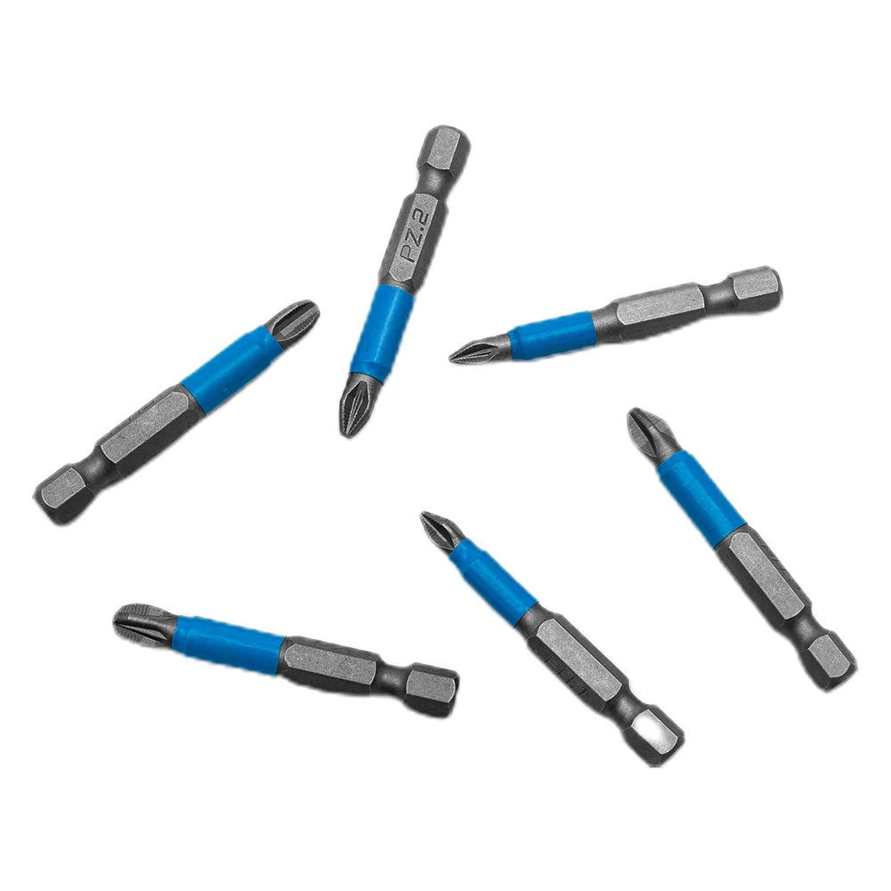 6Pcs Non-Slip Screwdriver Bit Set 50mm PH1/PH2/PH3/PZ1/PZ2/PZ3 For 1/4" Electric Hand Screwdriver Drill Screwdriver
6Pcs Non-Slip Screwdriver Bit Set 50mm PH1/PH2/PH3/PZ1/PZ2/PZ3 For 1/4" Electric Hand Screwdriver Drill Screwdriver
