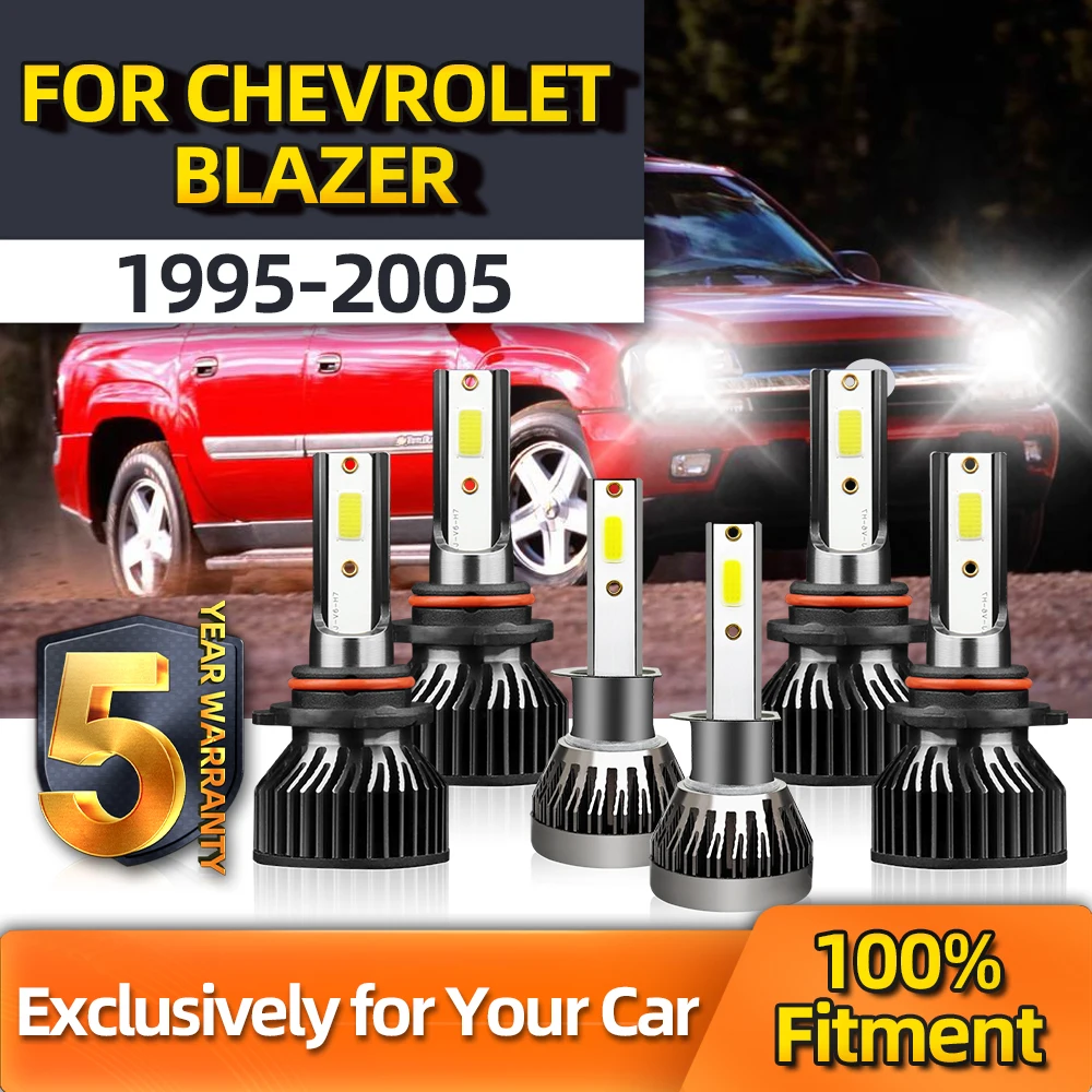 TEENRAM Led Car Light Fog Light High Low Beam H1 9005 9006 110W 6500K For Chevrolet Blazer 1995 1996 1997 1998 1999 2000-2005
TEENRAM Led Car Light Fog Light High Low Beam H1 9005 9006 110W 6500K For Chevrolet Blazer 1995 1996 1997 1998 1999 2000-2005